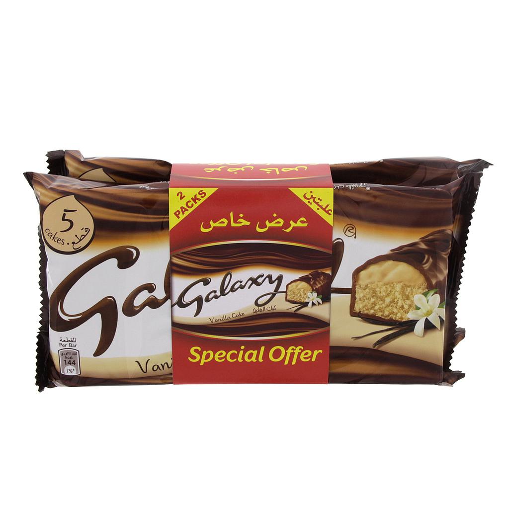 Galaxy Vanilla Cake 2 Packs 5x30g