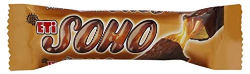 Eti Soho Milk Chocolate Nougat Bar Caramel Chocolate 20gm