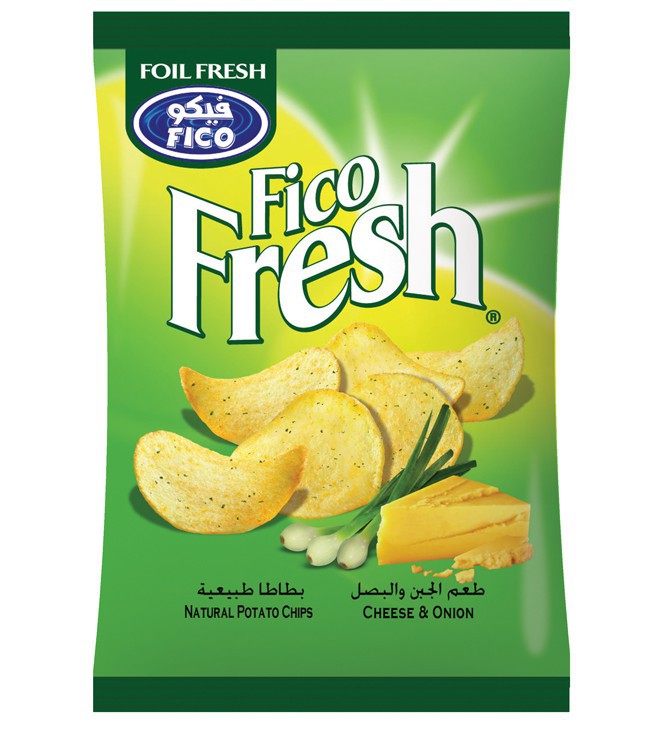 Fico Fresh Cheese &amp; Onion Potato 80gm