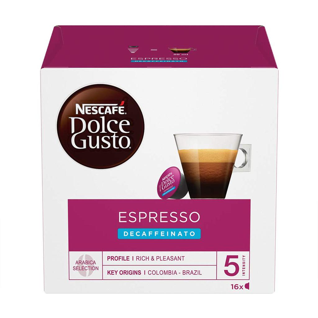 Nescafe Dolce Gusto Espresso Decaffeinato Blue Coffee 96g