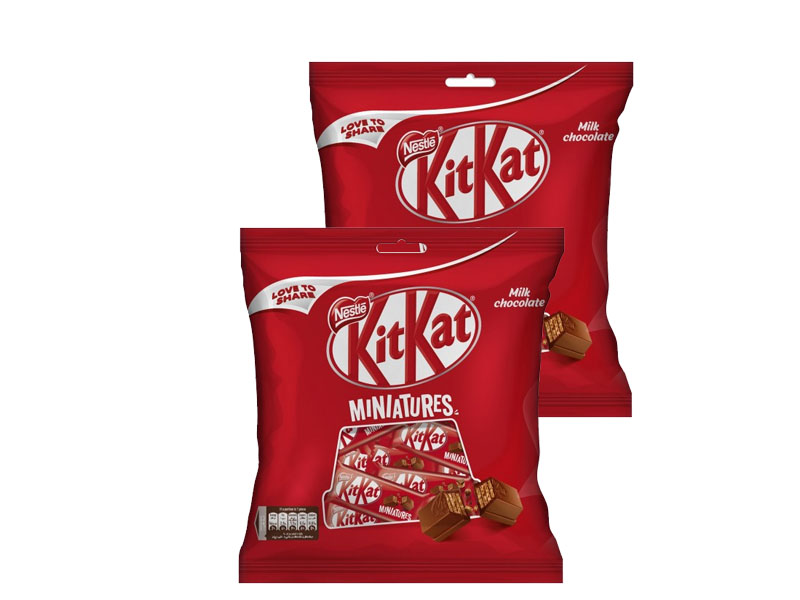 Nestle Kitkat Miniatures Chocolate 2x110gm