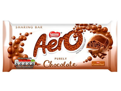 Nestle Chocolate Aero Bar 90g