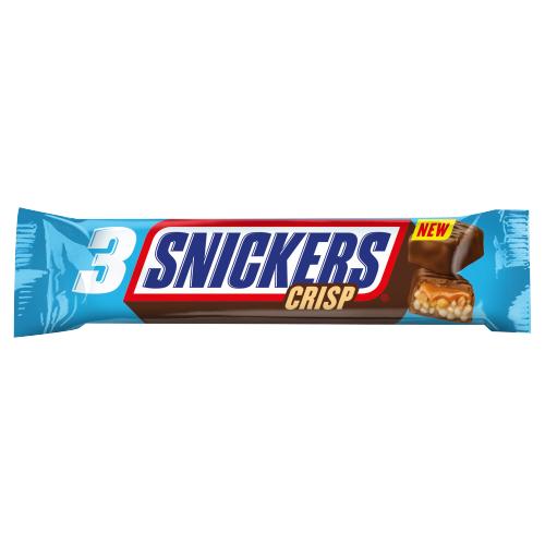 Snickers Crisp Chocolate Trio Bar U.K 60gm