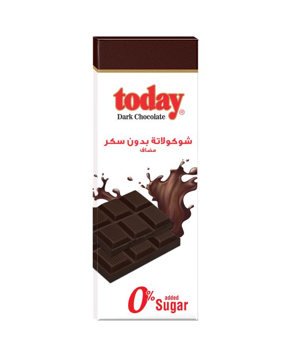  شوكولاتة  توداى داكنة 0٪ سكر 65 جم
