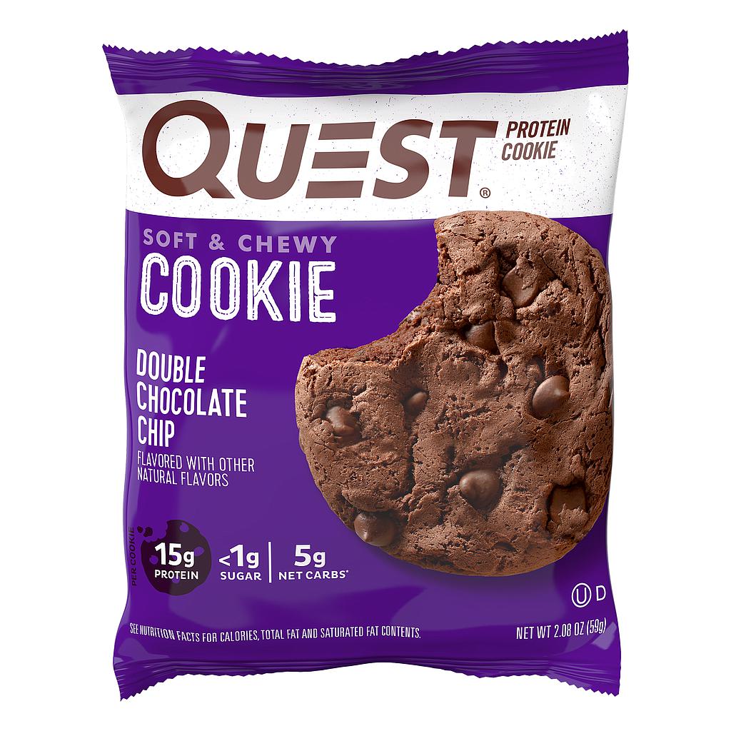 Quest Protein Cookie Double Chocolate Chip 59gm