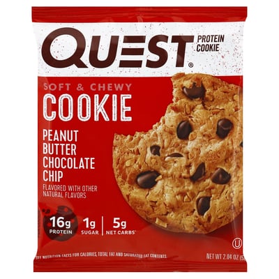 Quest Protein Cookie Peanut Butter Chocolate Chip 58gm