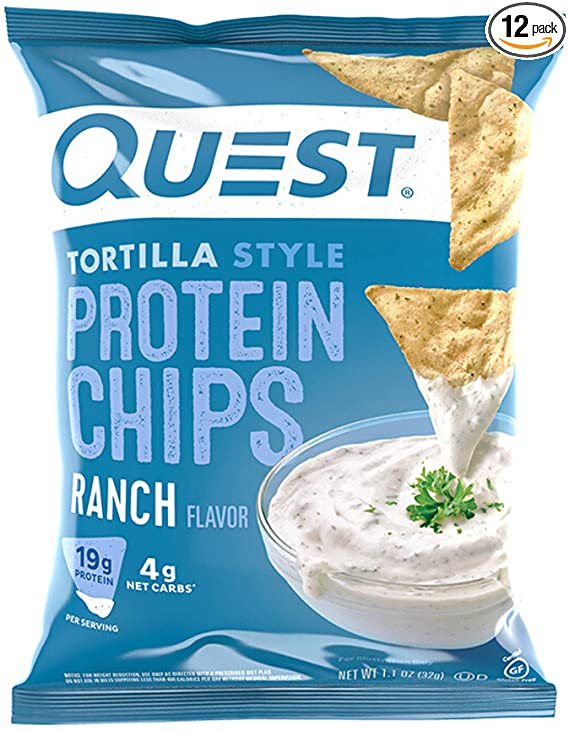 Quest Protein Tortilla Chips Ranch Flavor 32gm