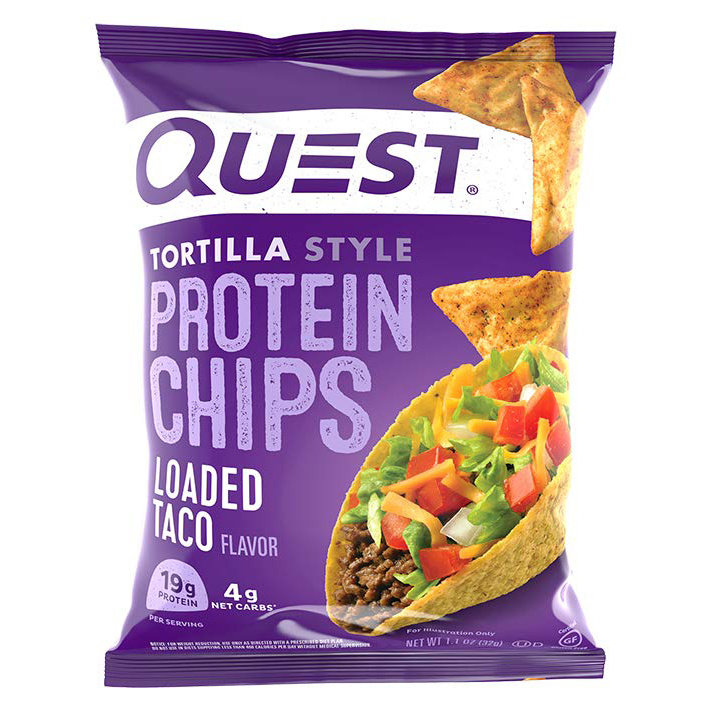 Quest Protein Tortilla Chips Loaded Taco 32gm