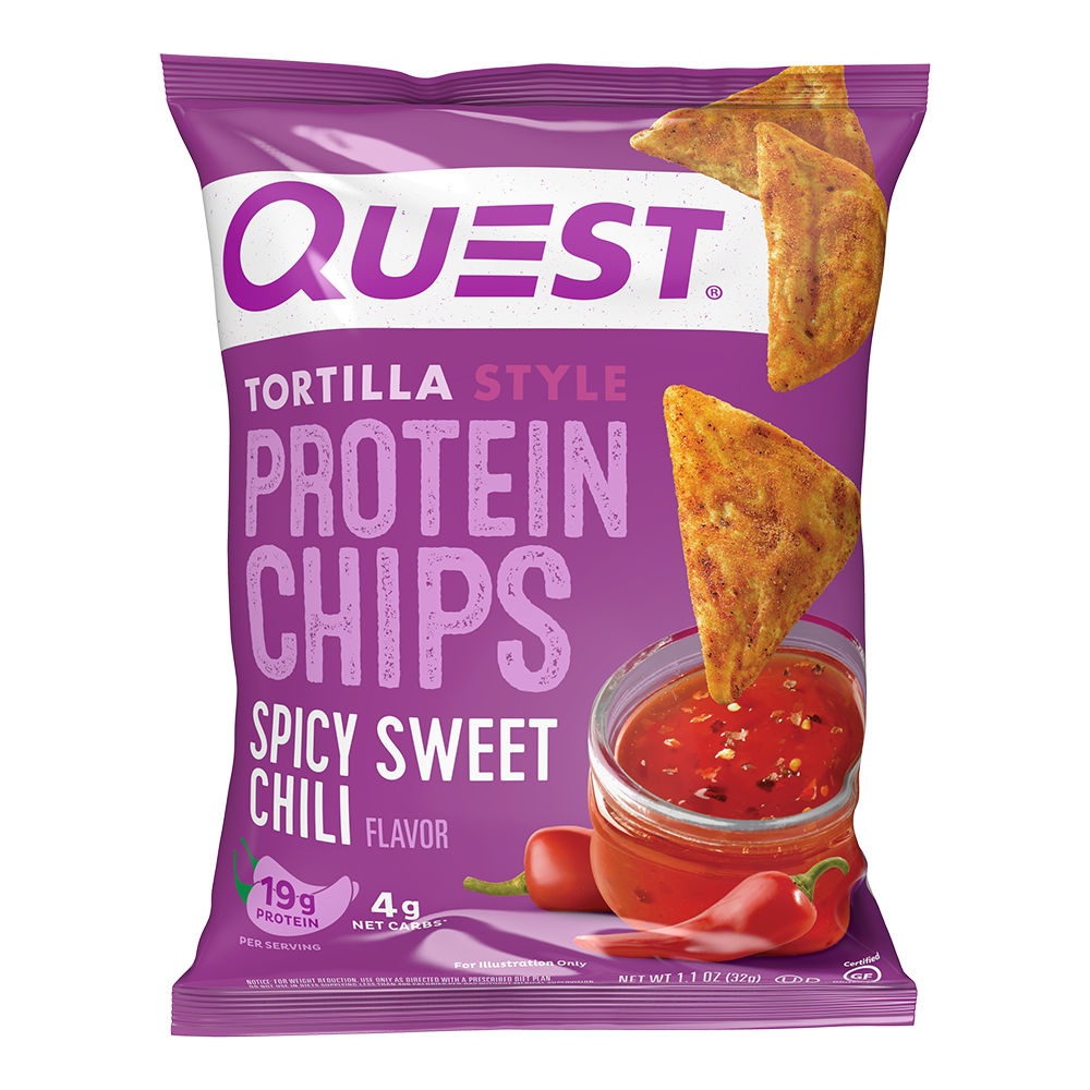 Quest Protein Tortilla Chips Spicy Sweet Chili 32gm 