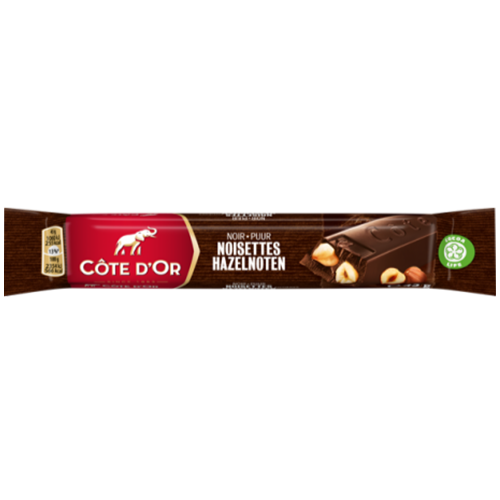 Cote D'or Noir Purr Noisettes Hazelnuts Chocolate 45gm