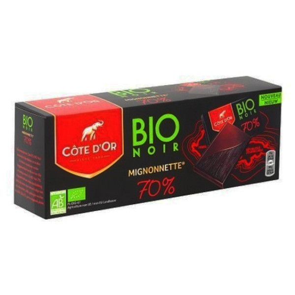 شوكولاتة كوت دور بيو نوار مينونيت 70٪  180 جم
