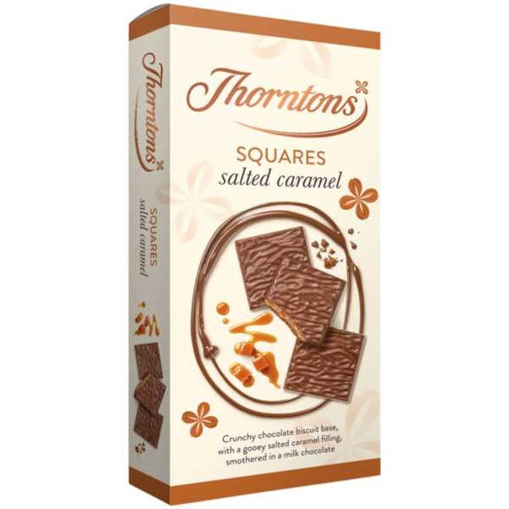 Thorntons Squares Salted Caramel Chocolate 104gm