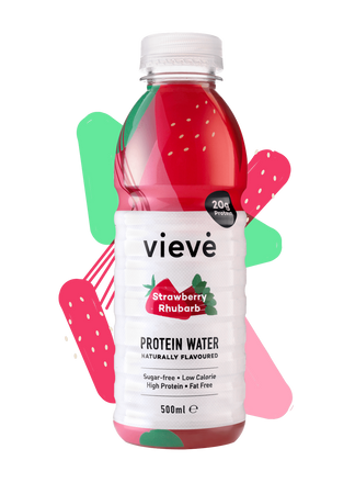 Vieve Protein Water Strawberry &amp; Rhubarb Flavor 500ml