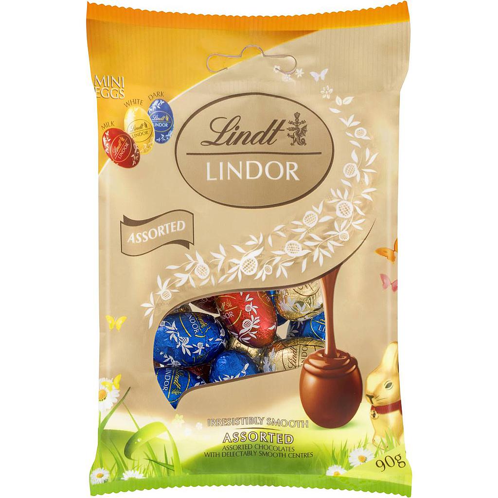 Lindt Lindor Assorted Mini Eggs Chocolate 90gm