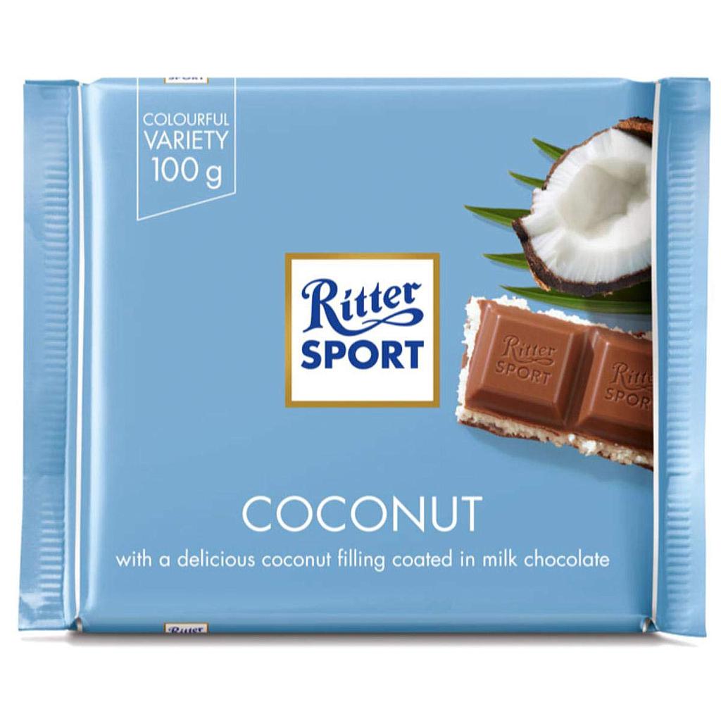 Ritter Sport Coconut Chocolate 100gm