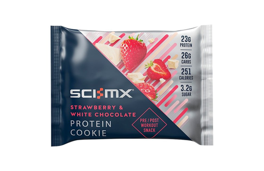 SCI-MX Strawberry &amp; White Chocolate Protein Cookie 75g