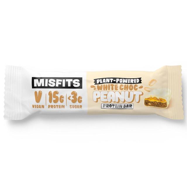 No Whey Misfits White Choc Peanut Protein Bar 45gm