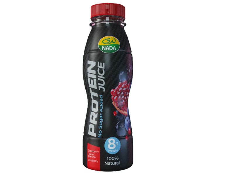 Nada Protein Juice Elderberry Pomegranate Blueberry No Added Sugar Drink 320ml