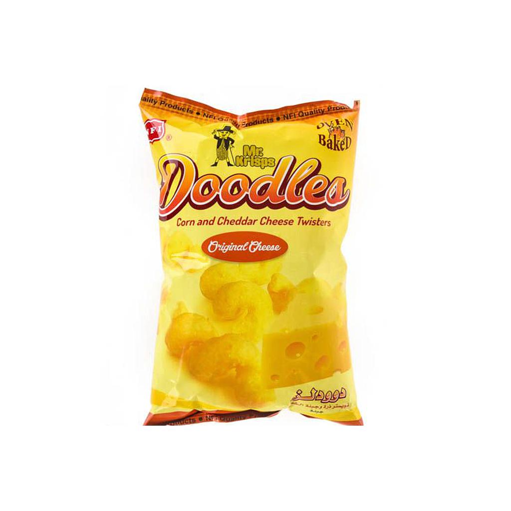 Pufak Mr.krisps Doodles Cheddar Cheese Twisters 80g