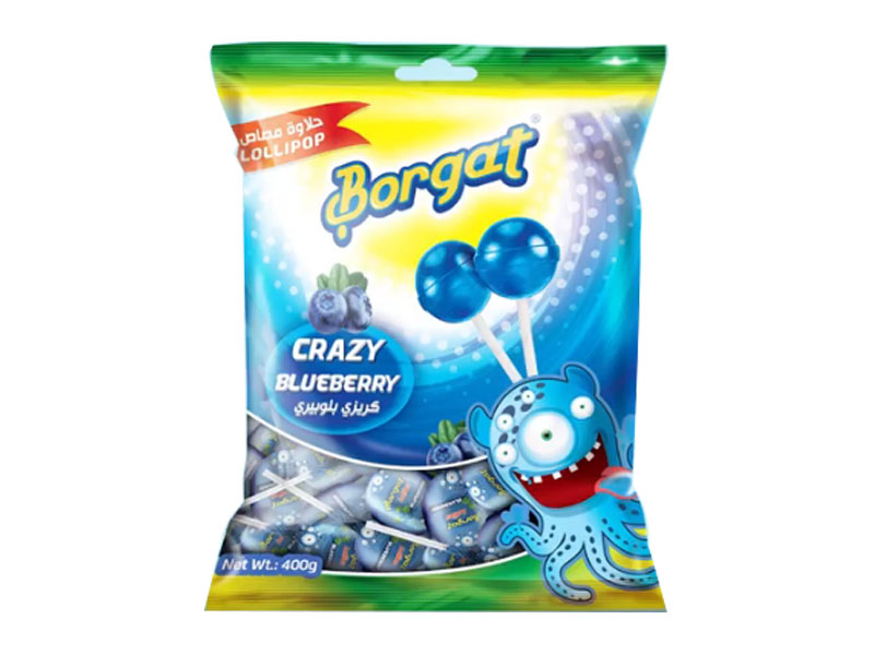 Borgat Crazy Blueberry Lollipop 400gm
