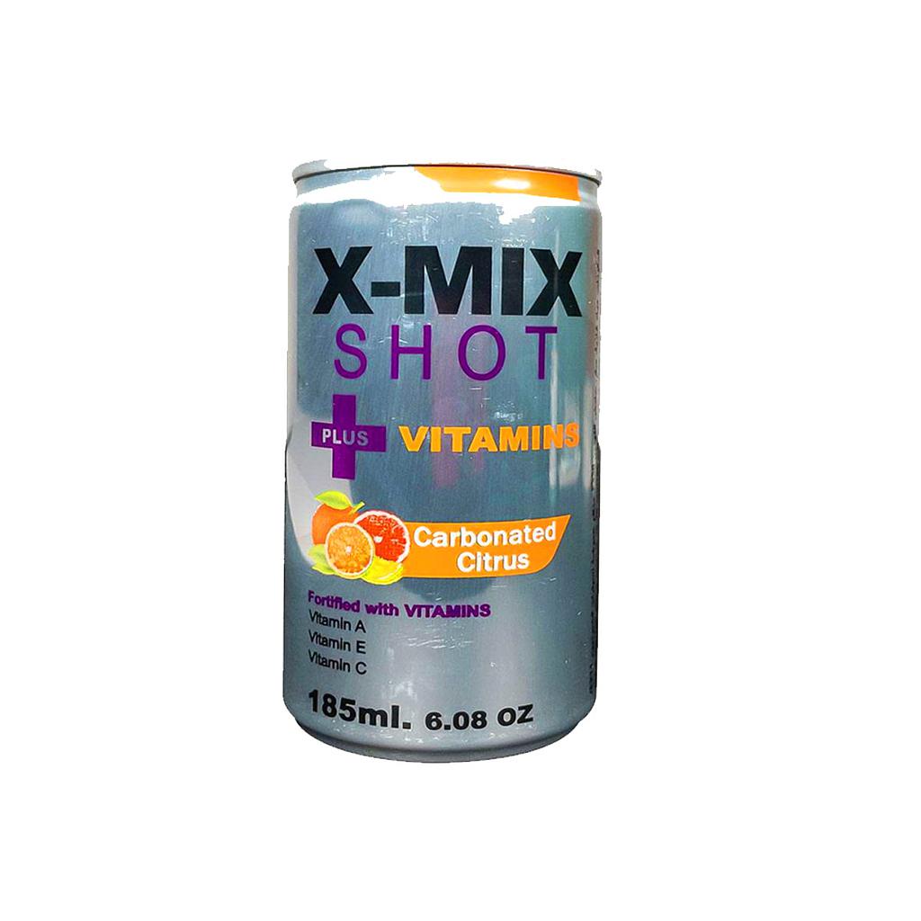 X-mix Shot Vitamins Carbonated Citrus 185 ml