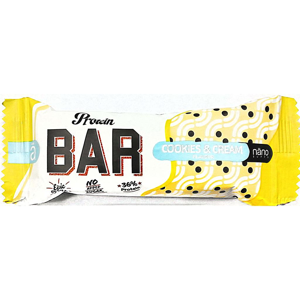 Nano Protein Bar Cookies &amp; Cream Flavour 55gm