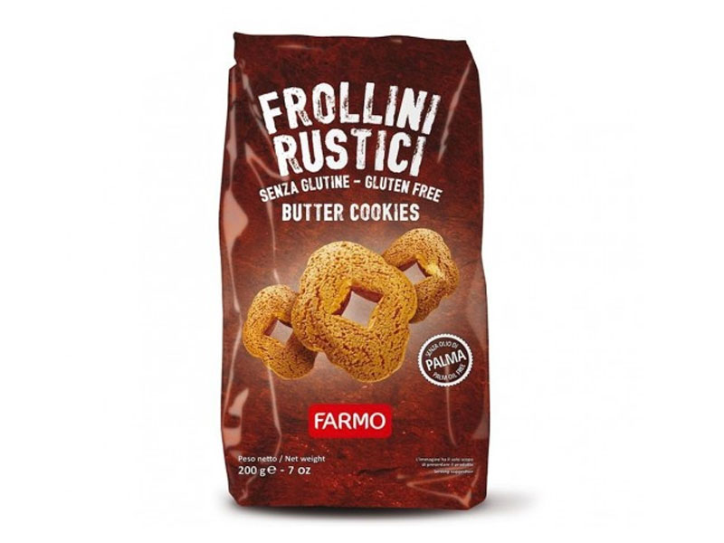 Farmo Frollini Rustici Gluten Free Butter Cookies 200gm