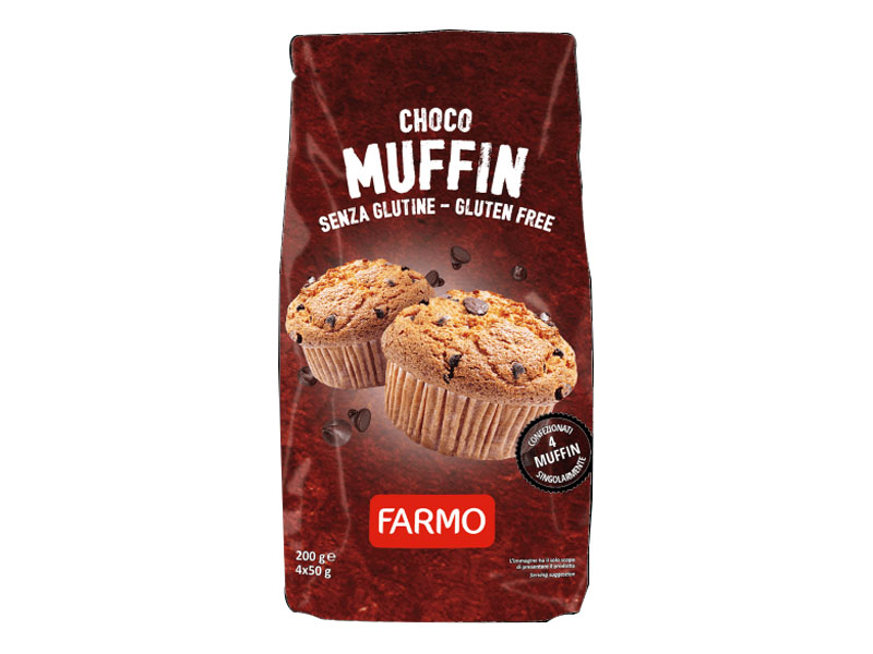 Farmo Choco Chip Muffin Gluten Free Bag 200gm 
