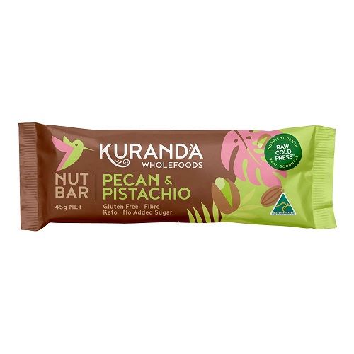Kuranda Nut Bar Pecan &amp; Pistachio 45g
