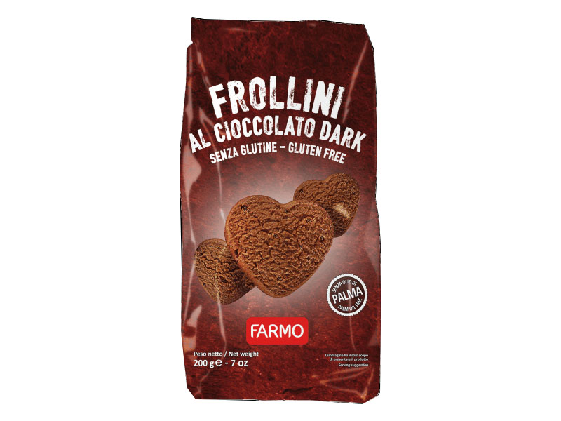 Farmo Frollini Dark Choco Gluten Free Cookies 200g