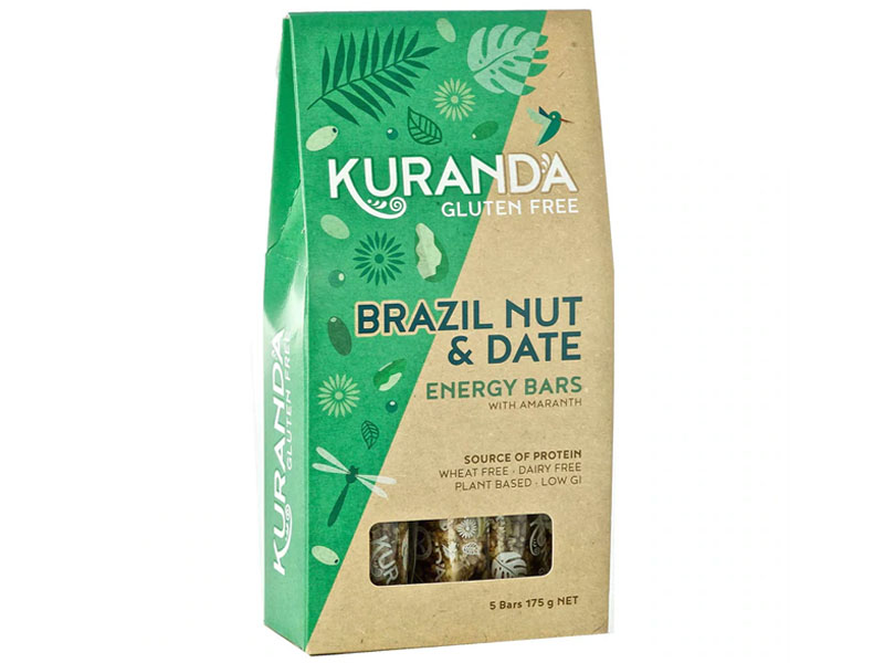Kuranda Brazil Nut &amp; Date Energy Bars 5x35gm