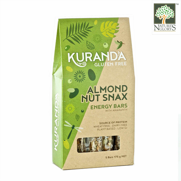 Kuranda Almond Nut Snax Energy Bars 5x35gm