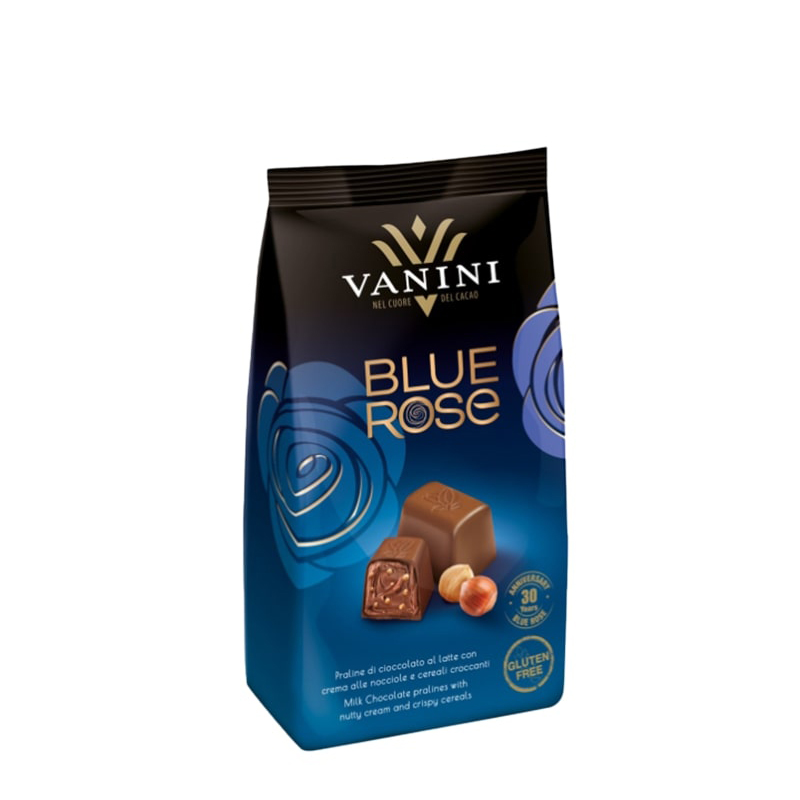 Vanini Blue Rose Milk Chocolate 120gm