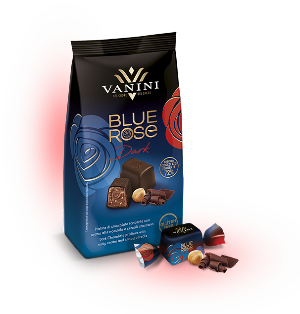 Vanini Blue Rose Dark Chocolate 120gm