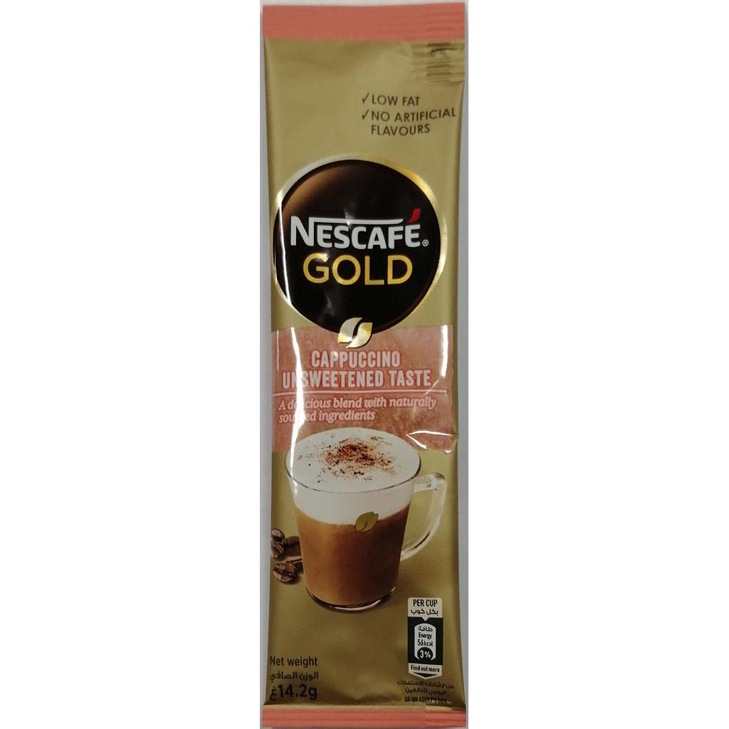 Nescafe Gold Cappuccino UnSweeted Coffee Sachet 14.2g