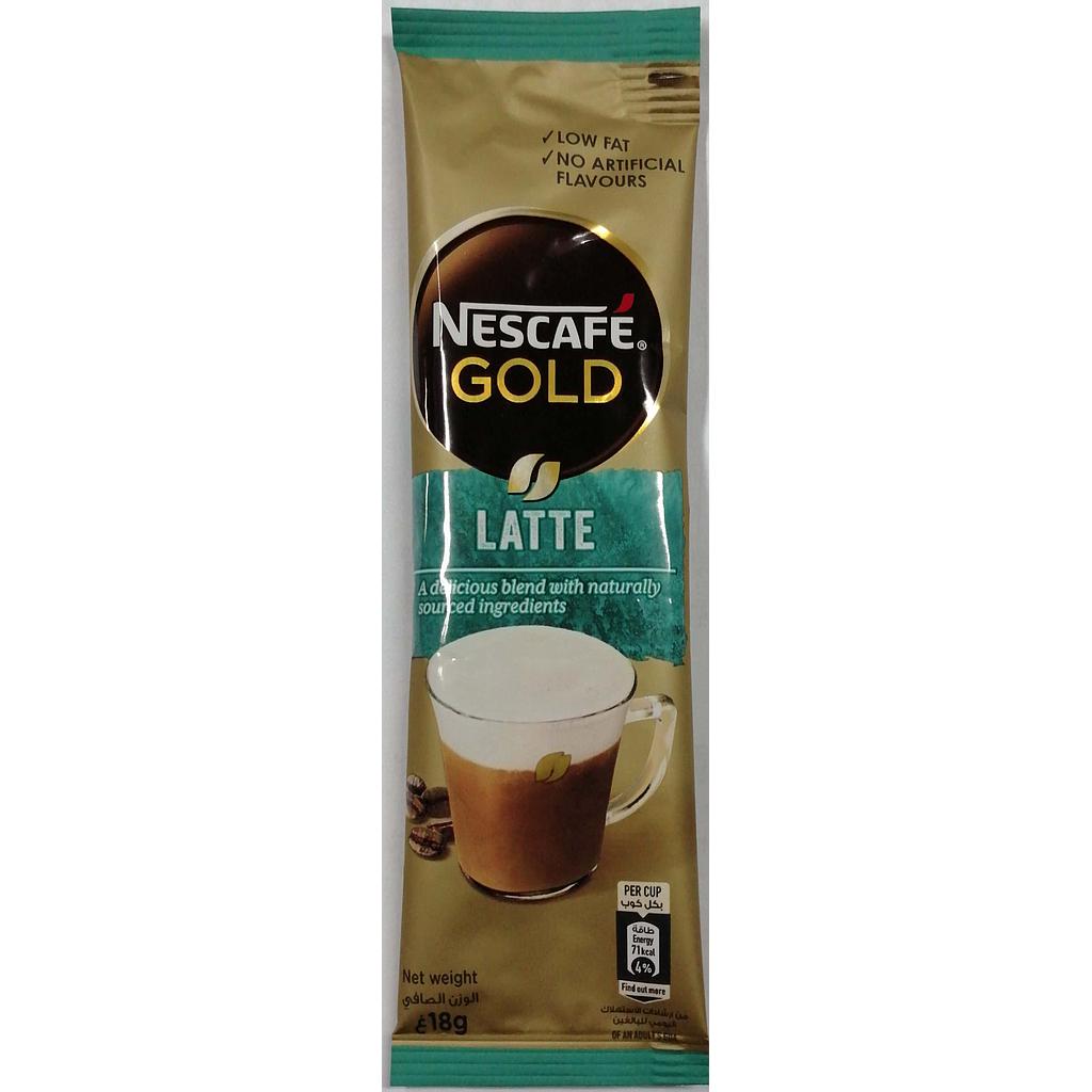 Nescafe Gold Latte Coffee Sachet 18g