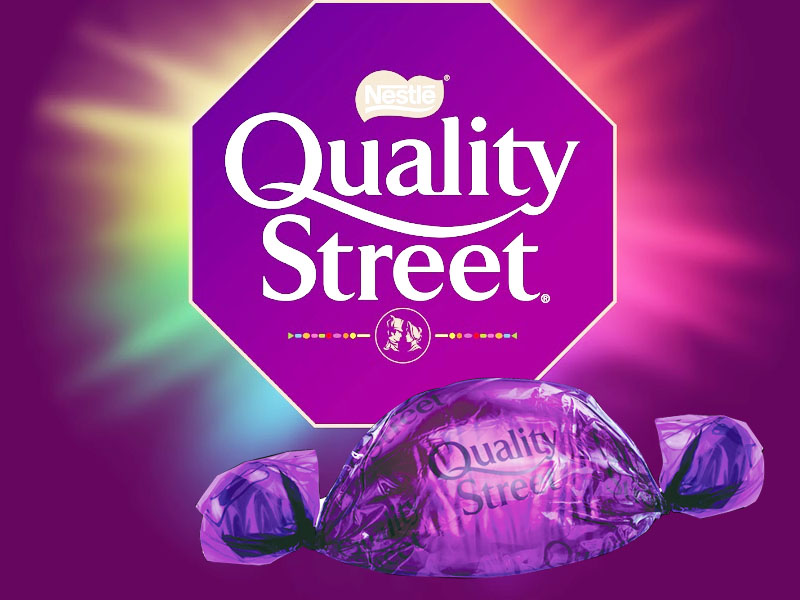 Nestle Quality Street Hazelnut Caramel Chocolate 1000g