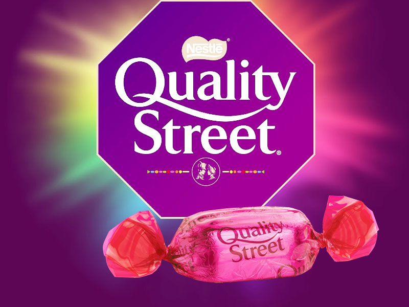 Nestle Quality Street Fudge Chocolate  1000gr