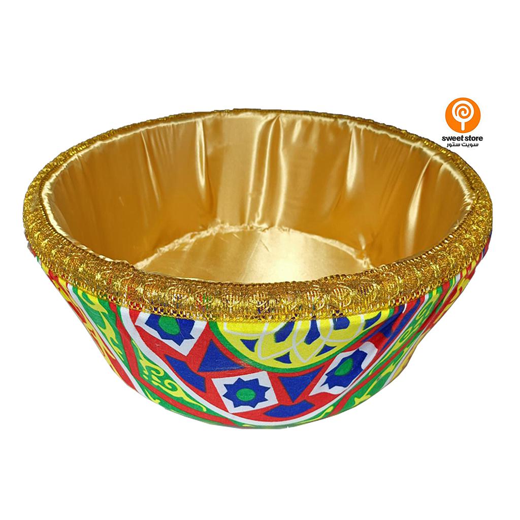Round Basket wrapped with cloth Big Size 