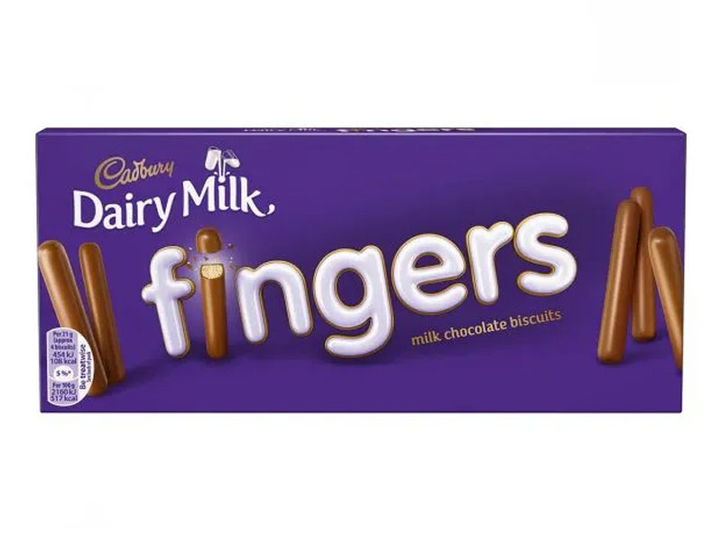 Cadbury Dairymilk Fingers Milk Chocolate Biscuit 114g