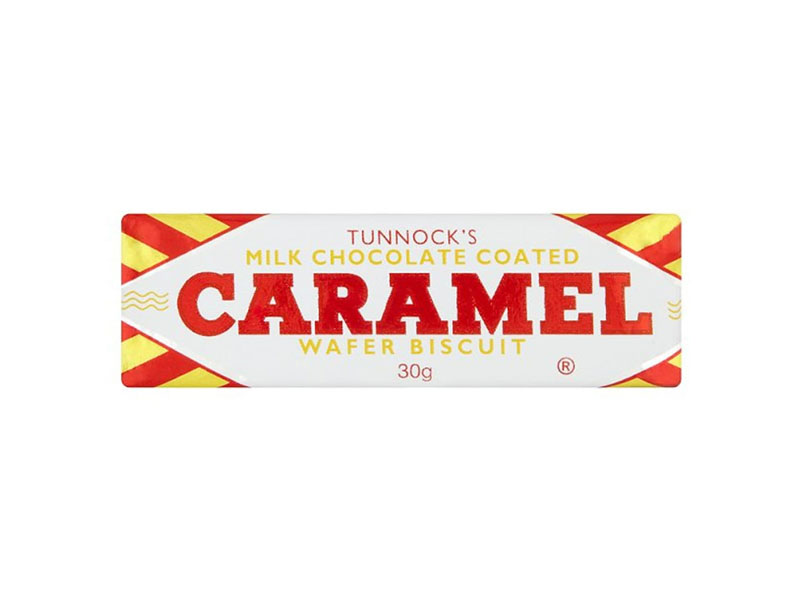 Tunnock's Caramel Milk Chocolate Wafer Biscuit 30gm