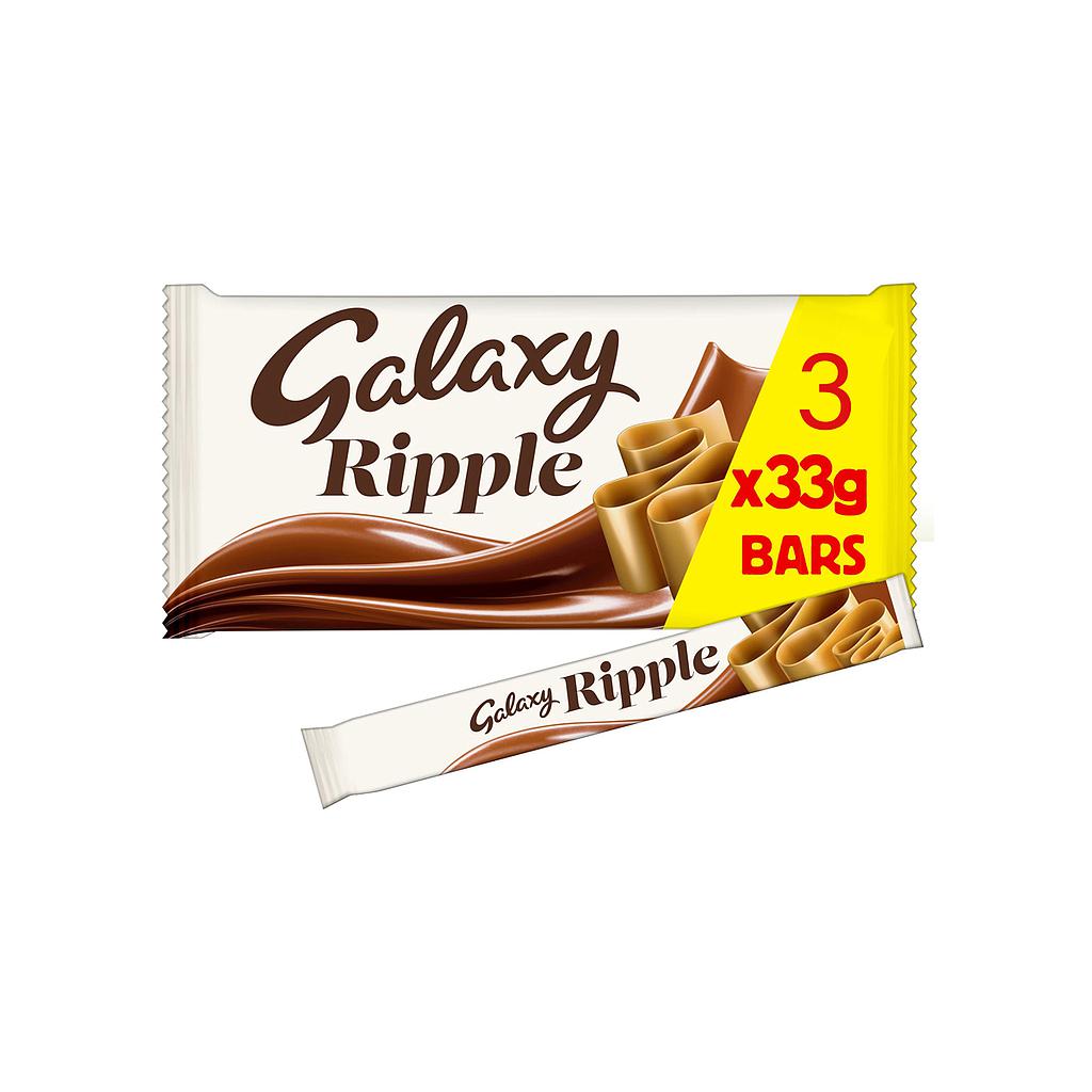 Galaxy Ripple Chocolate U.K 3x33g