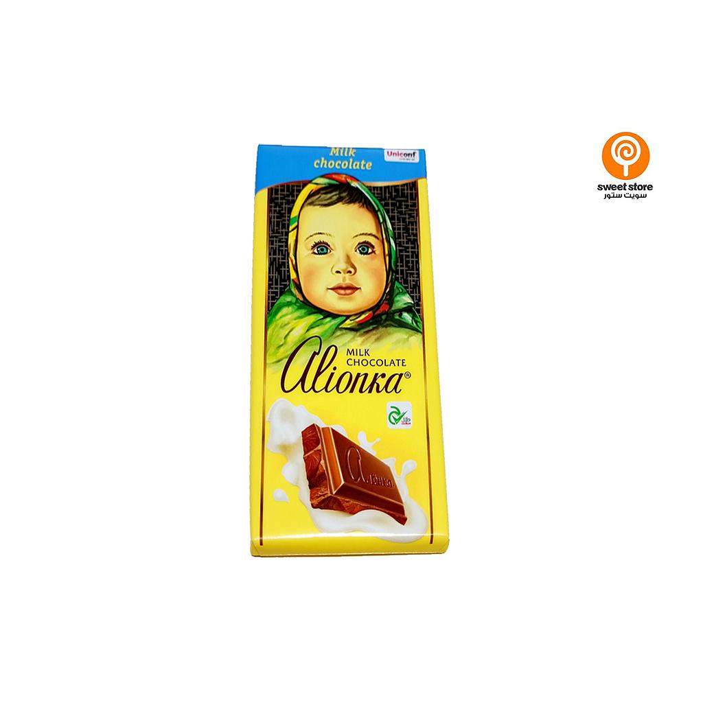  شوكولاتة بالحليب يونيكونف أليونكا 90 ج