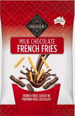 Hugos Milk Chocolate French Fries 120g