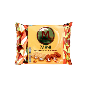 Magnum Mini Caramel Gold &amp; Almond Ice cream 6x57.5ml