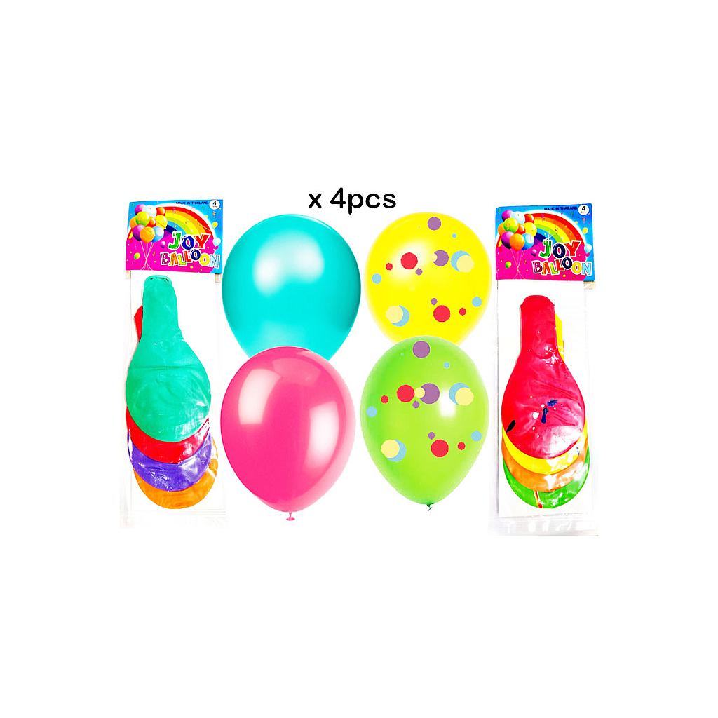 Balloon Round Shape Toy x 4