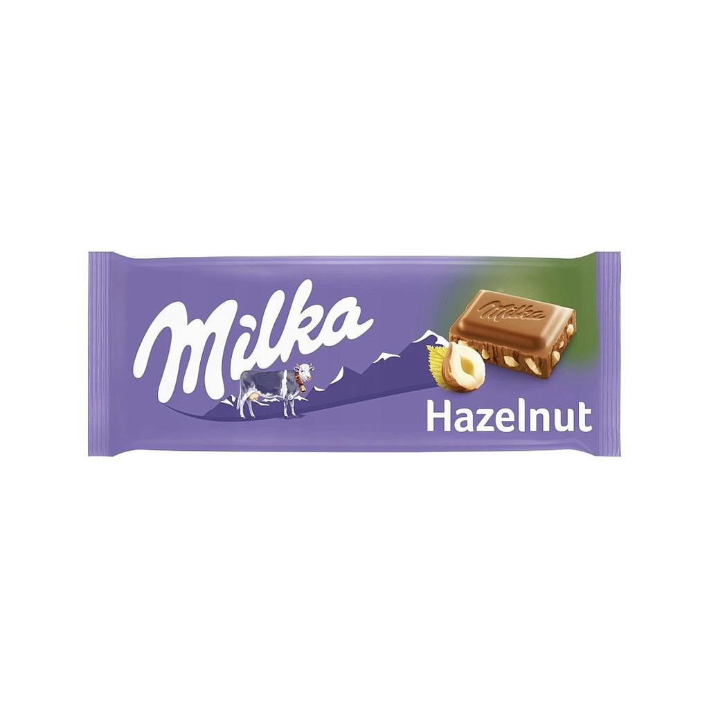 Milka Alune Hazelnuts Chocolate 100g