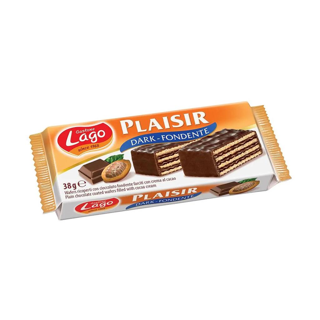 Lago Plaisir Dark Chocolate Coated Wafer With Cocoa Cream 38g