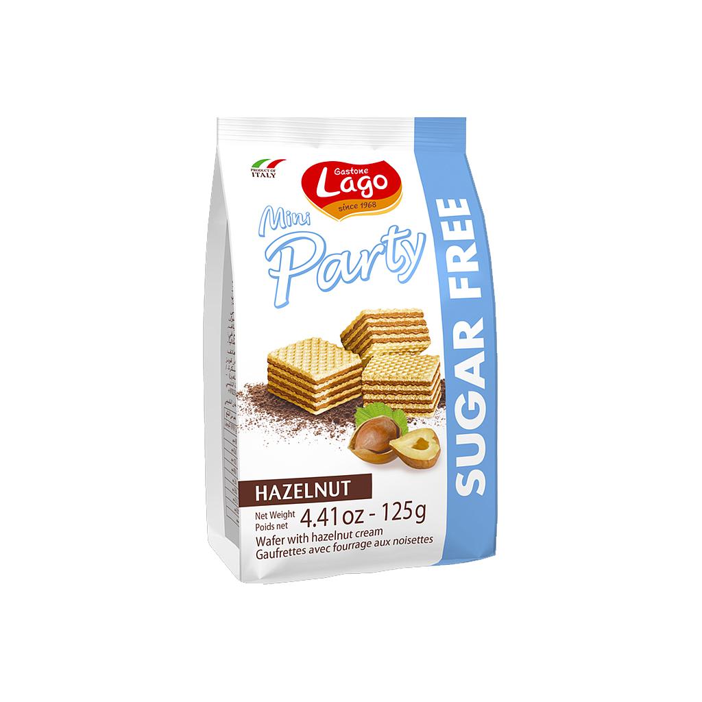 Lago Mini Party Wafers With Hazelnut Cream Sugar Free125g