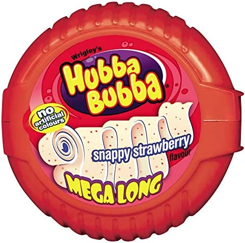 Hubba Bubba Strawberry Bubblegum Mega Long 56g